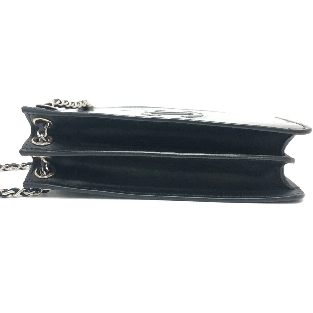 CHANEL Black Logo Shoulder Bag